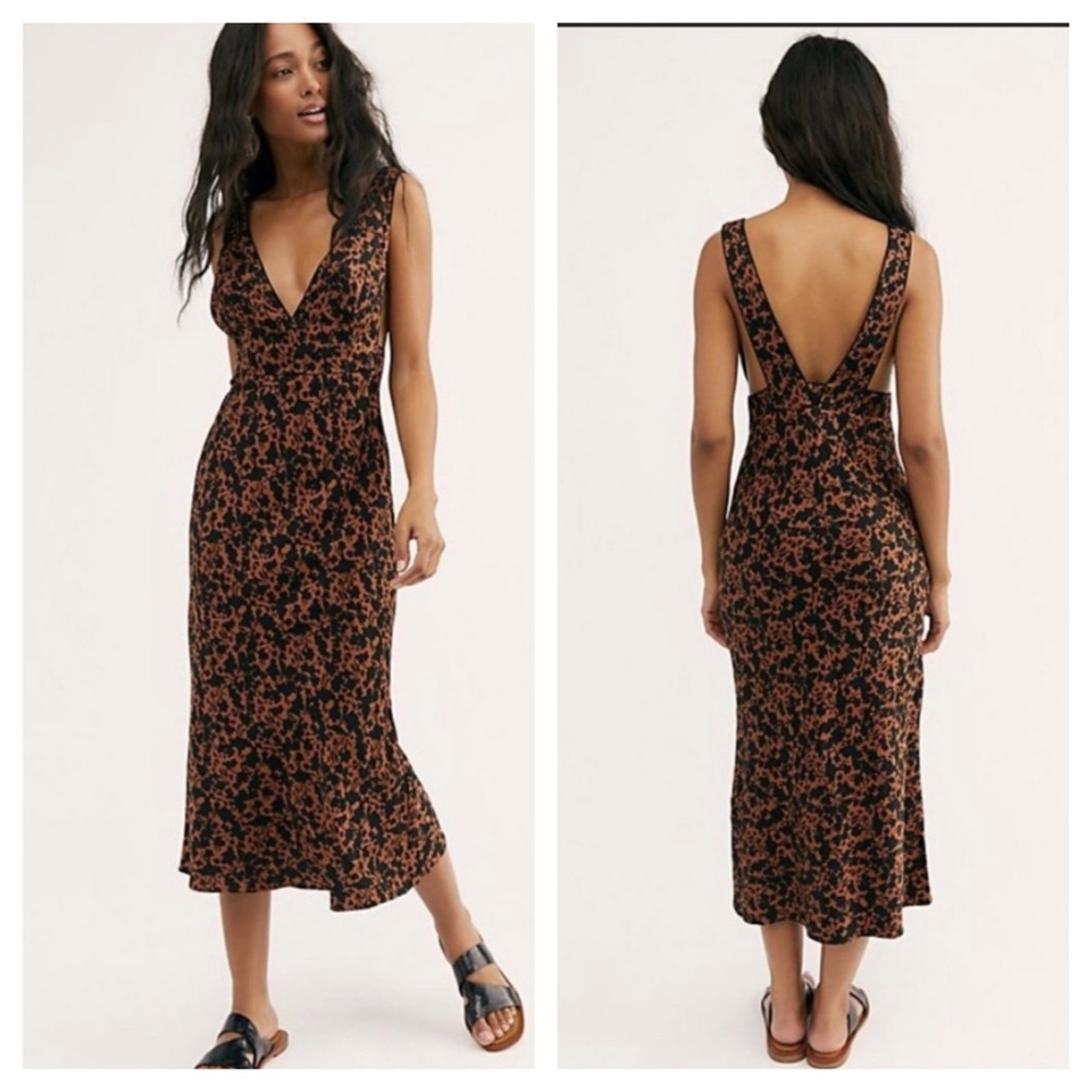 Free People Ohh La La Midi Dress